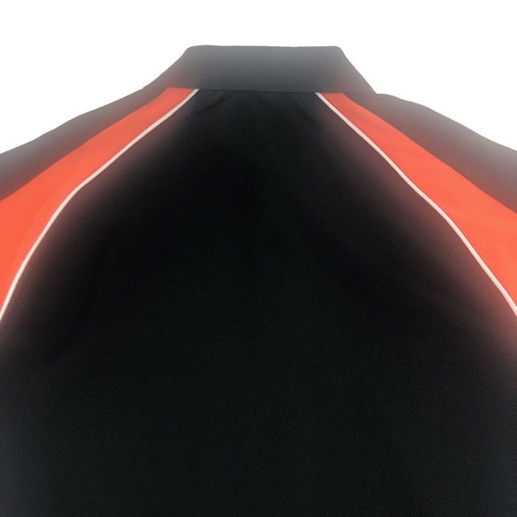 NFL Cincinnati Bengals Men's Polo Small Team Apparel Football Black Orange KCCR - Picture 10 of 12